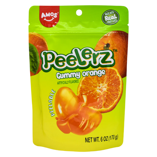 Amos Peelerz Gummy Orange, 6oz