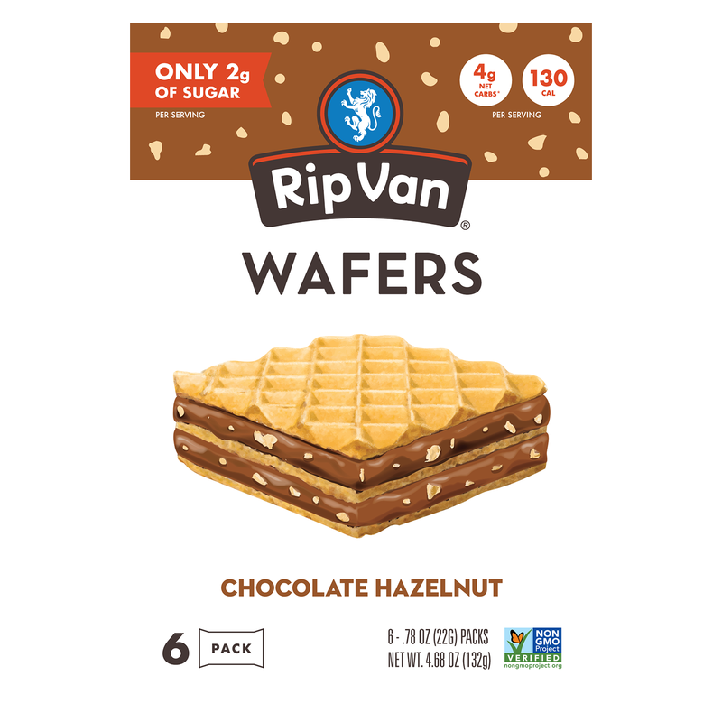 Rip Van Wafers Chocolate Hazelnut 6ct