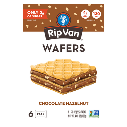 Rip Van Wafers Chocolate Hazelnut 6ct
