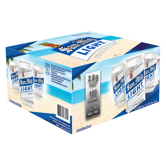 San Miguel Light 12pk 11.2oz Can