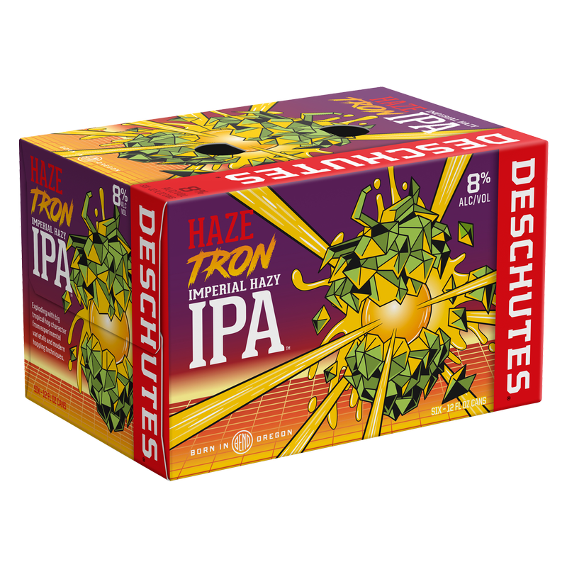 Deschutes Brewery Haze Tron Imperial Hazy IPA 6pk 12oz Cans 8% ABV
