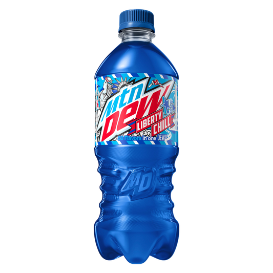 Mtn Dew Liberty Chill Soda 50 Flavors In One DEW 20oz Btl