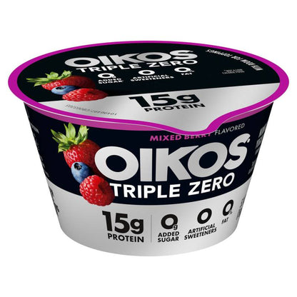 Oikos Triple Zero Mixed Berry Yogurt - 5.3oz