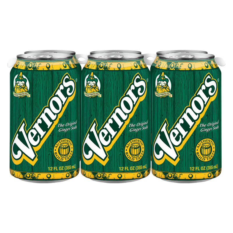 Vernors Ginger Ale 6pk 12oz Can