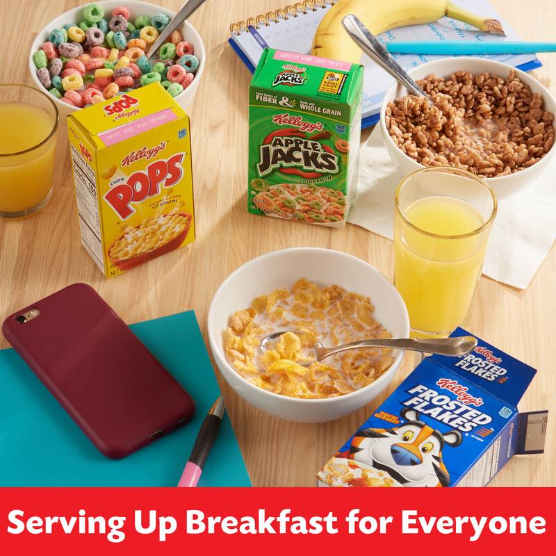 Kellogg's Fun-Pack Breakfast Variety Cereal, 8-Pack