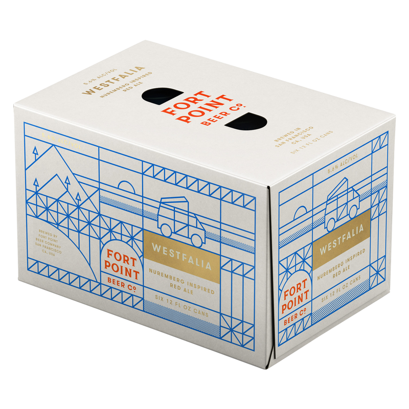 Fort Point Westfalia Red 6pk 12oz Can 5.6% ABV
