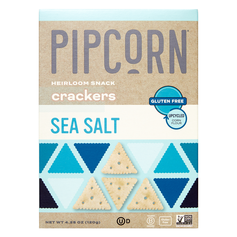 Pipcorn Snack Crackers Sea Salt 4.25oz