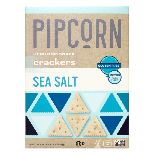Pipcorn Snack Crackers Sea Salt 4.25oz