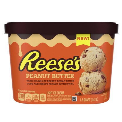 Reese's Peanut Butter Light Ice Cream 48oz