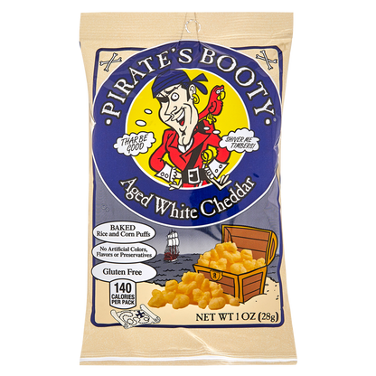 Pirate's Booty Aged White Cheddar 1oz