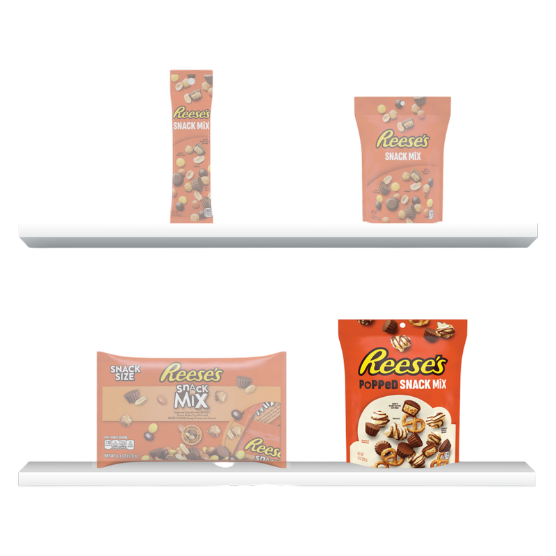 REESE'S Popped Snack Mix Pouch, 8 oz