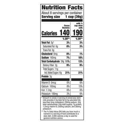 Annie's Homegrown Organic Cocoa Bunnies Cereal 10oz