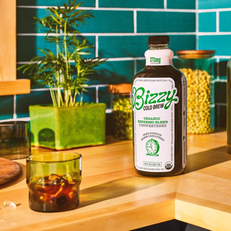 Bizzy Organic Espresso Blend Cold Brew Coffee 48oz Btl