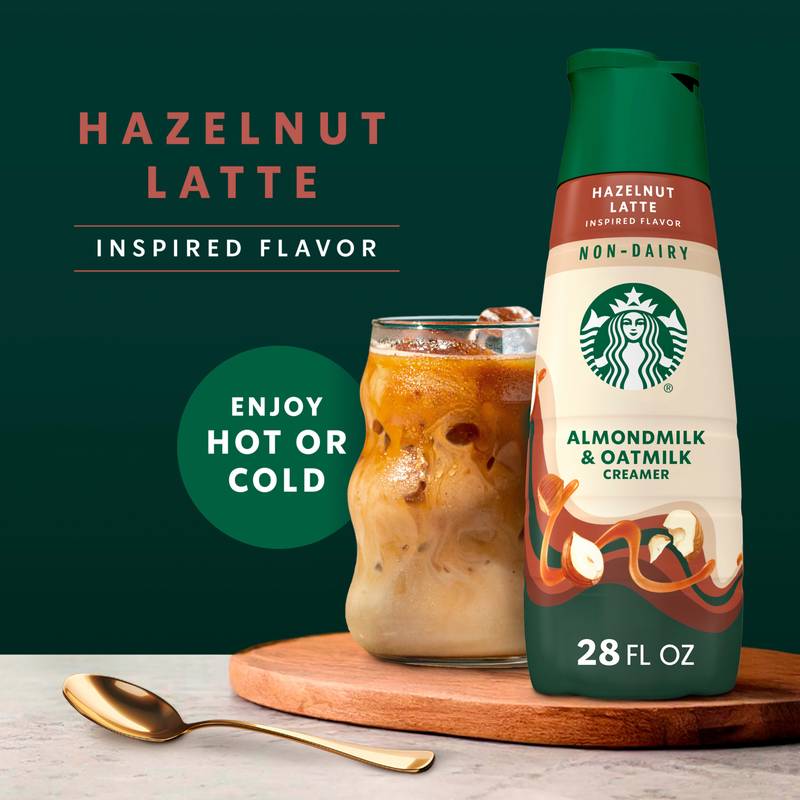 Starbucks Hazelnut Oat Milk Creamer 28oz Btl