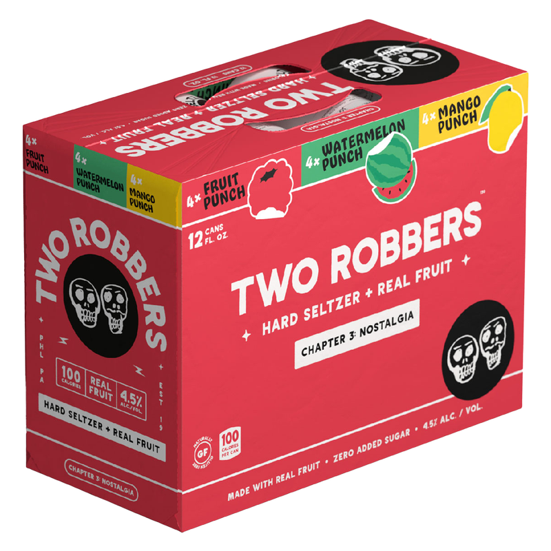 Two Robbers Fruit Punch Variety 12pk 12oz Can 4.5% ABV