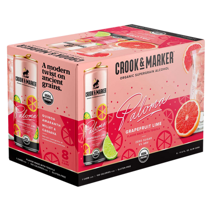 Crook & Marker Grapefruit Lime Paloma 8pk 11.5oz Can 5.0% ABV