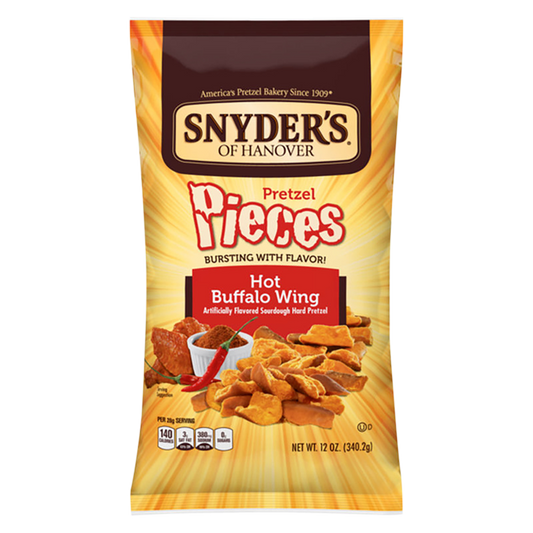 Snyder's Hot Buffalo Wing Pretzel Pieces 12oz