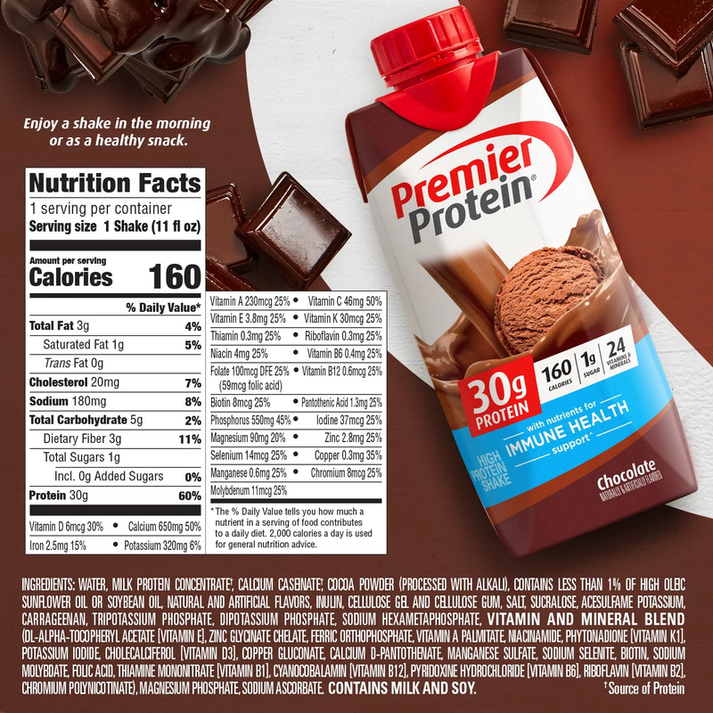 Premier Protein 30g Chocolate Protein Shake 4pk 11oz Btl
