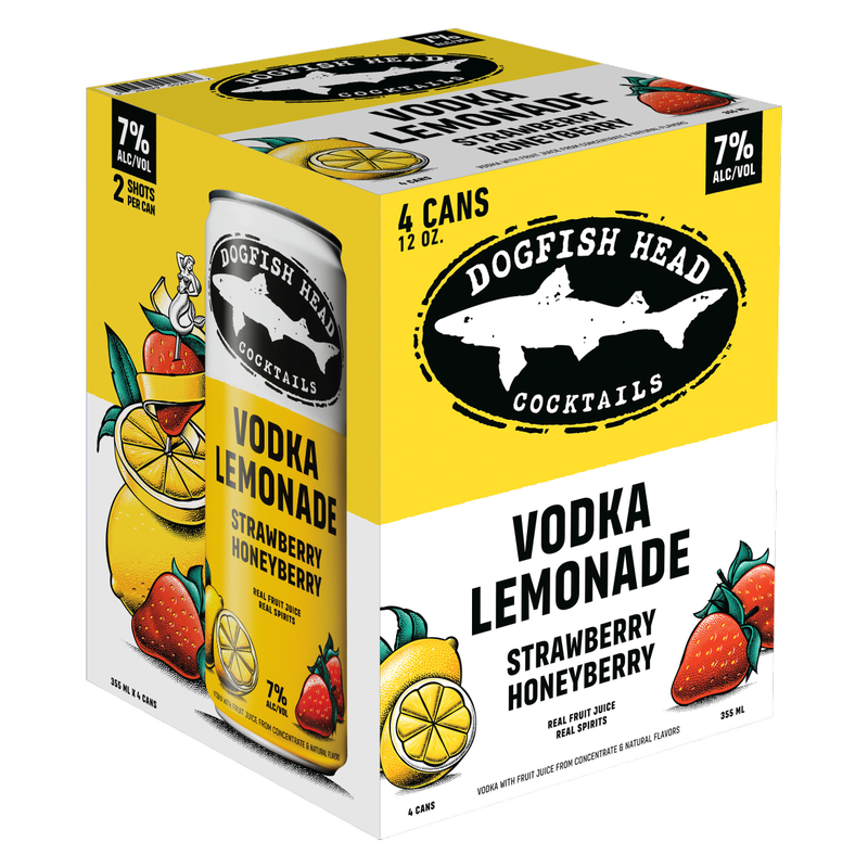 Strawberry Honeyberry Vodka Lemonade Cocktail