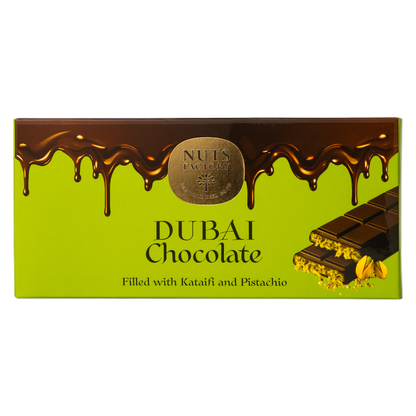Nuts Factory Dubai Pistachio Chocolate Bar