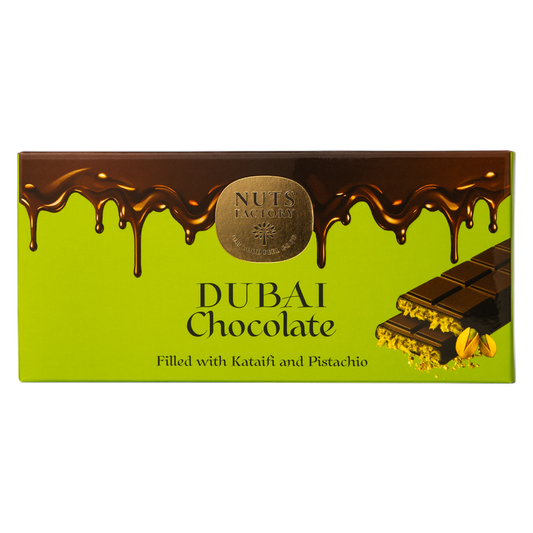 Nuts Factory Dubai Pistachio Chocolate Bar