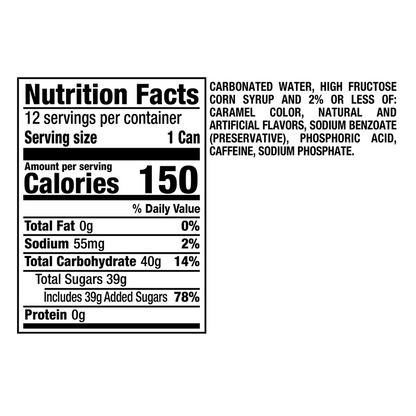 Dr Pepper & Cream Soda 12pk 12oz Can