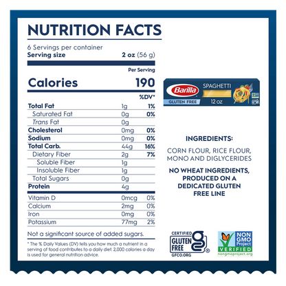 Barilla Gluten Free Penne Pasta 12oz