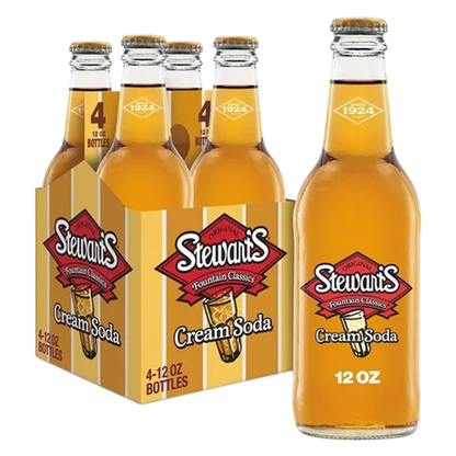 Stewart's Cream Ale 4pk 12oz Btl