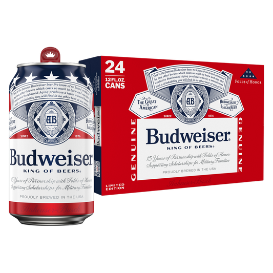 Budweiser 24pk 12oz Can 5.0% ABV