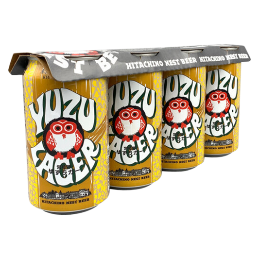 Hitachino Yuzu Lager 4pk 12oz Can