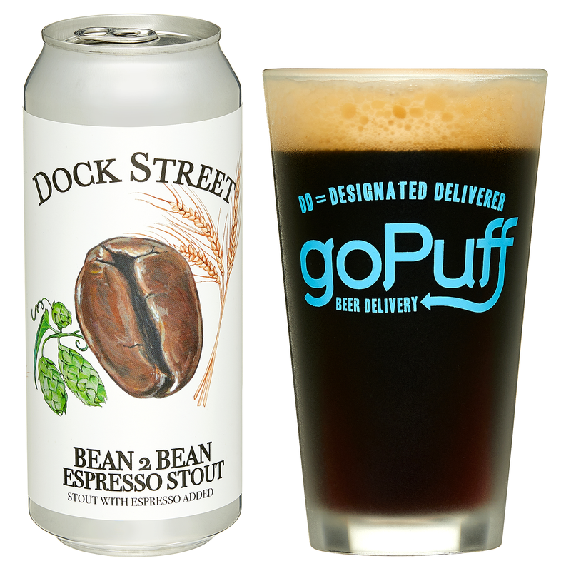 Dock Street Bean2Bean Espresso Stout 4pk 16oz Can 6.0% ABV