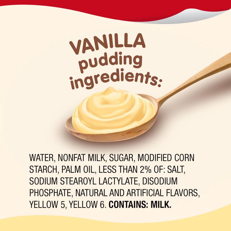 Snack Pack Vanilla Pudding - 4ct