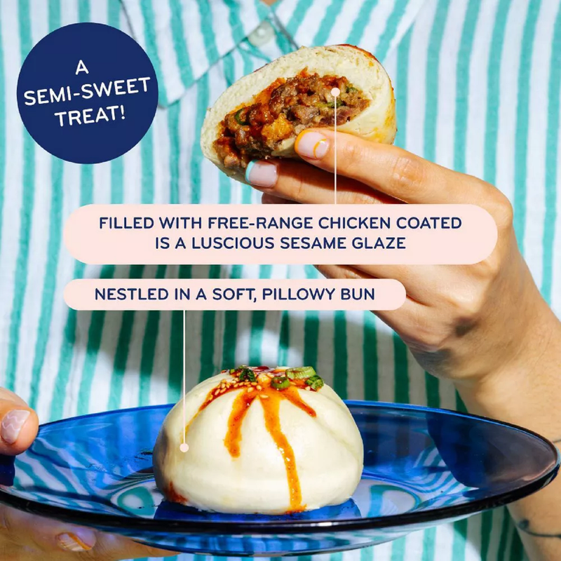 Laoban Sesame Chicken Bao Buns 10oz