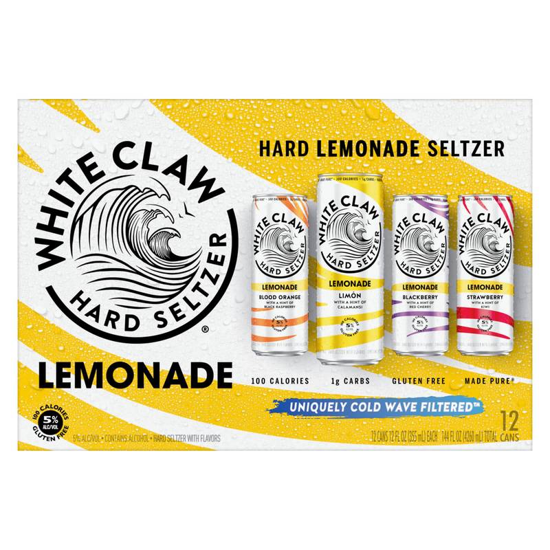 White Claw REFRSHR Lemonade Variety 12pk 12oz Can 5.0% ABV