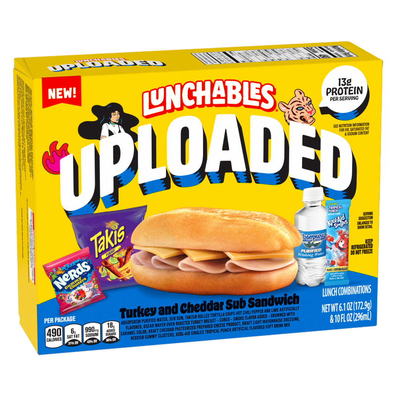 Lunchables Uploaded Turkey and Cheddar Sub Sandwich - 15oz