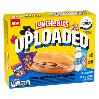 Lunchables Uploaded Turkey and Cheddar Sub Sandwich - 15oz