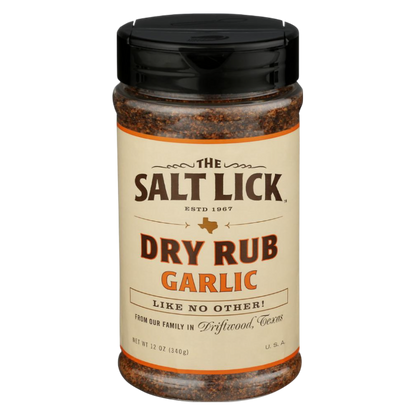 Salt Lick BBQ Garlic Dry Rub  12 oz