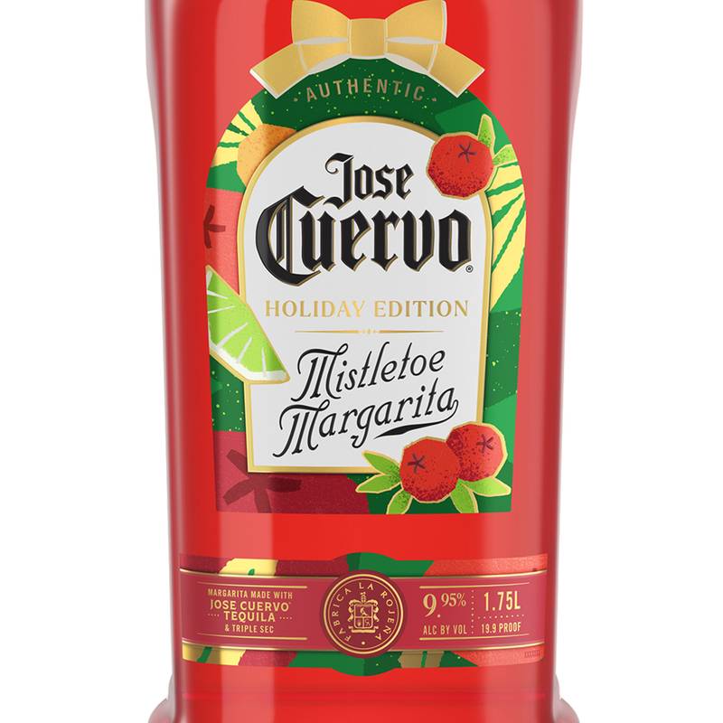 Jose Cuervo Authentic Margarita Mistletoe Ready to Drink Cocktail 1.75L 9.95% ABV