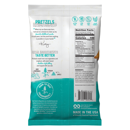 Quinn Plant Based Cheezy Style Filled Pretzel Nuggets 5.8oz