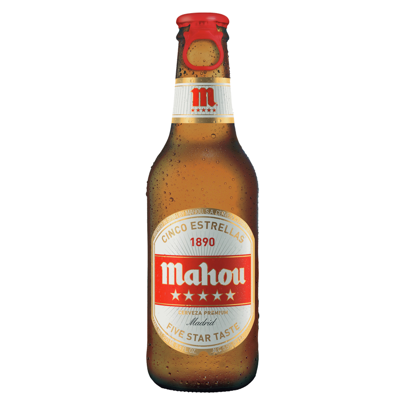 Mahou Cinco Estrellas 12pk 8.4oz Btl 5.5% ABV