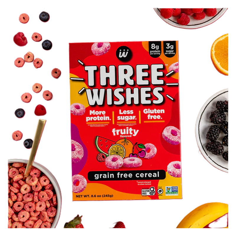 Three Wishes Grain Free Cereal Fruity 8.6oz