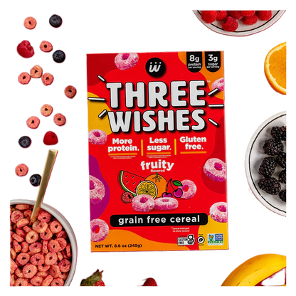 Three Wishes Grain Free Cereal Fruity 8.6oz