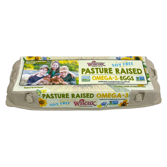 Wilcox Farms Soy Free Large Brown Eggs - 12ct