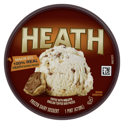 Breyers Heath Toffee Caramel Ice Cream Pint