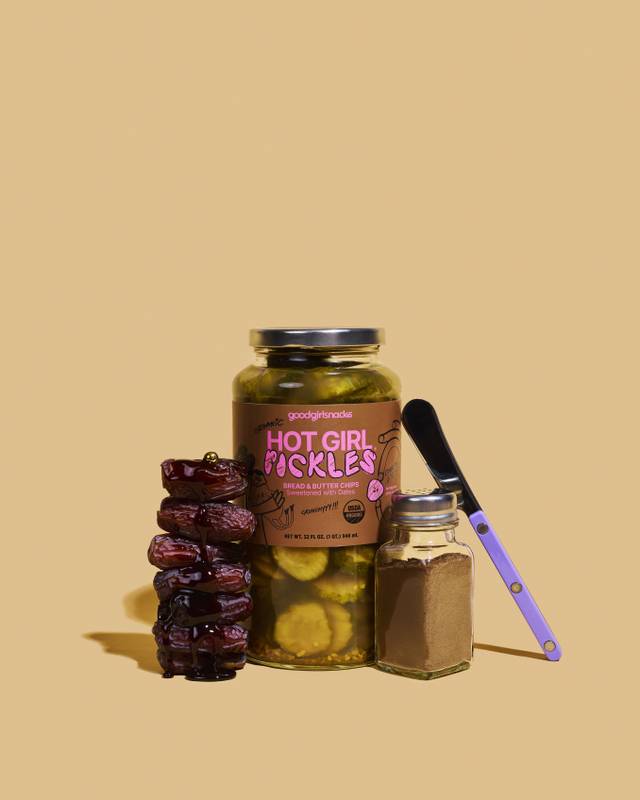 HOT GIRL PICKLES Bread & Butter Chips 32 Oz