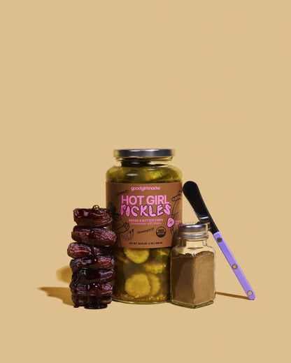 HOT GIRL PICKLES Bread & Butter Chips 32 Oz