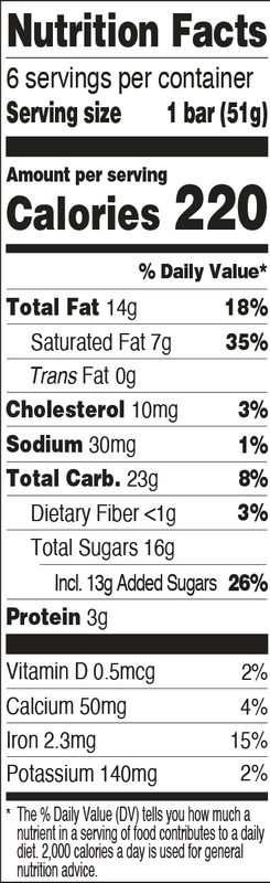 Butterfinger Ice Cream Bars, 6 Pack, Frozen Dessert