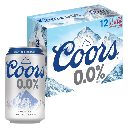 Coors 0.0% 12pk 12oz Can