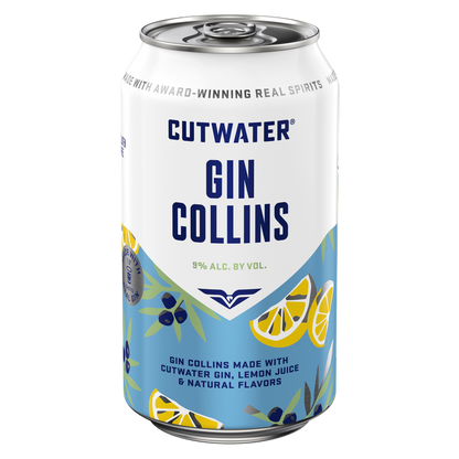 Cutwater RTD Gin Collins 4pk 12oz Can 9% ABV