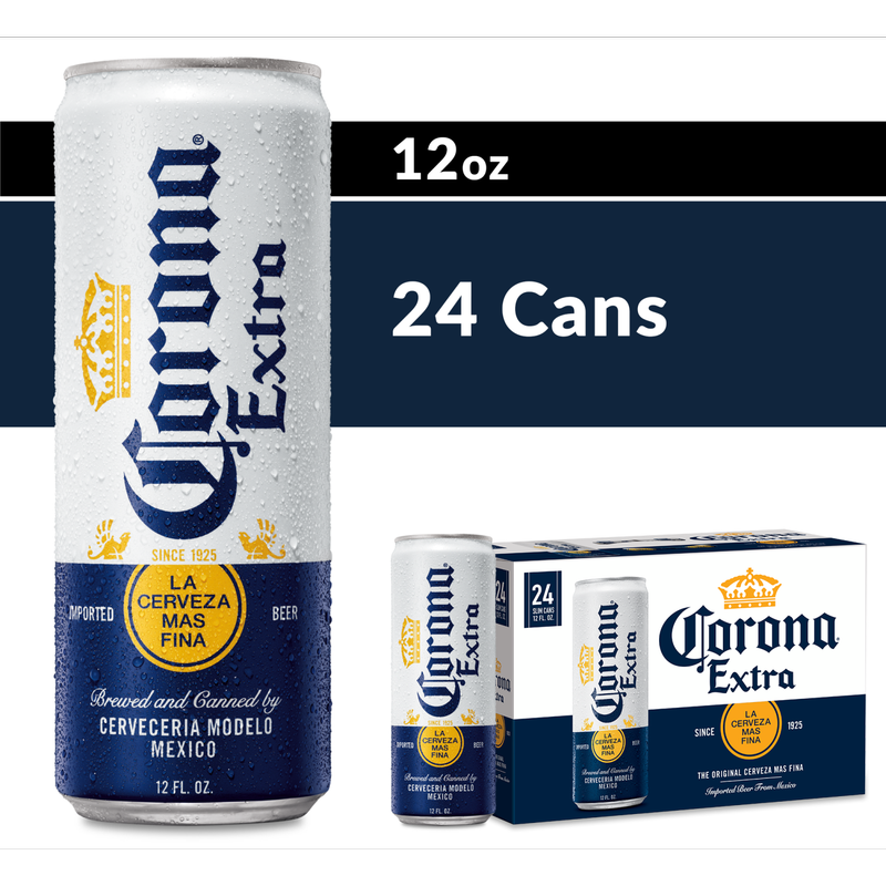 Corona Extra 24pk 12oz Can 4.6% ABV